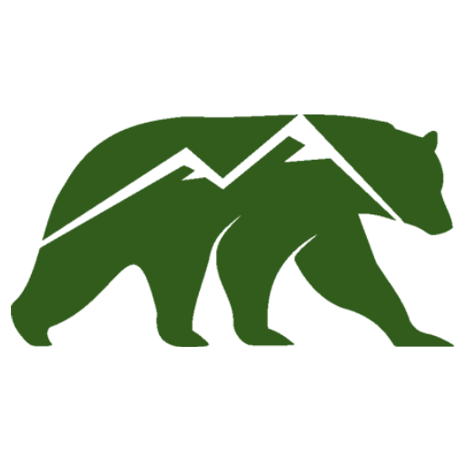 green bear in logo